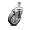 Service Caster 4 Inch Thermoplastic Rubber Wheel Swivel 1/2 Inch Threaded Stem Caster SCC SCC-TS20S414-TPRB-121315 - alternate 1